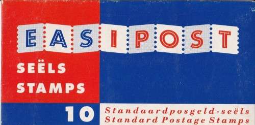 RSA 1994 RHINO BOOKLET LATIN TEXT HARRISON PAPER MNH STAMPS GUILLOTINED FLAP 11/94 C2