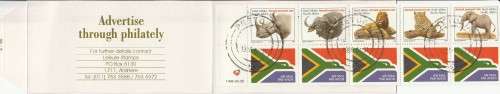 RSA 1996 BIG 5 BOOKLET CTO PRETORIA