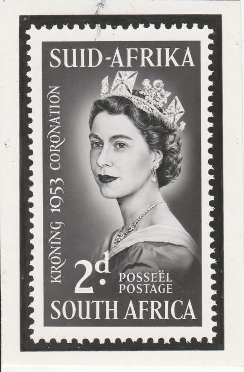 UNION SA 1953 CORONATION QUEEN ELIZABETH II PHOTOGRAPHIC MEDIA/PUBLICITY RELEASE