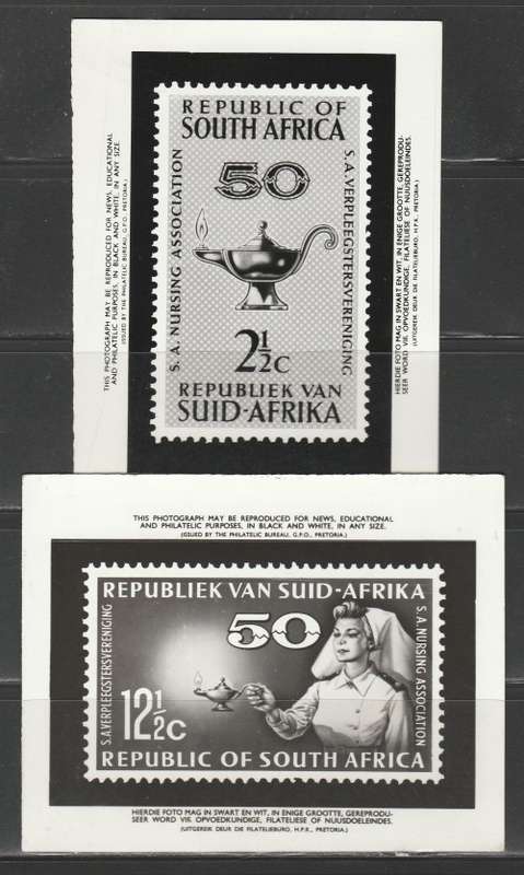 RSA 1964 ANNIV SA NURSING SET OF 2 PHOTOGRAPHIC MEDIA/PUBLICITY RELEASES