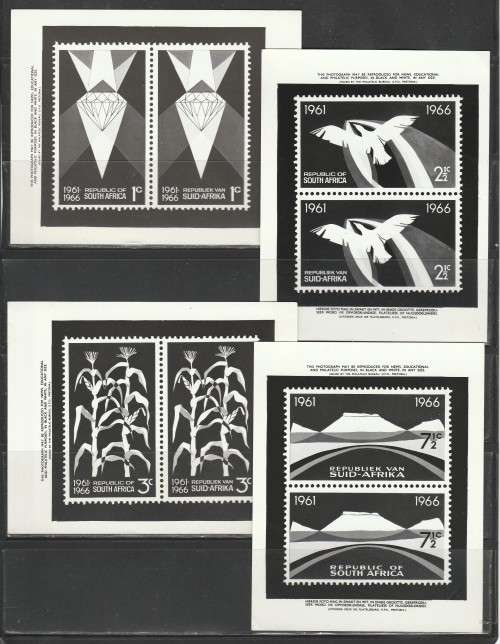 RSA 1966 5TH ANNIV RSA SET OF 4 PHOTOGRAPHIC MEDIA/PUBLICITY RELEASES