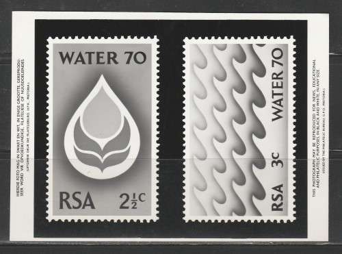 RSA 1970 WATER 70 CAMPAIGN PHOTOGRAPHIC MEDIA/PUBLICITY RELEASE