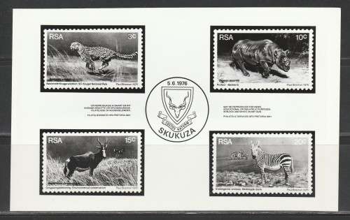 RSA 1976 NATURE CONSERVATION PHOTOGRAPHIC MEDIA/PUBLICITY RELEASE