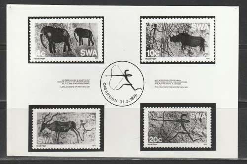 SWA 1976 ROCK PAINTINGS PHOTOGRAPHIC MEDIA/PUBLICITY RELEASE