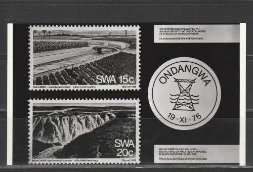 SWA 1976 WATER SUPPLY PHOTOGRAPHIC MEDIA/PUBLICITY RELEASE