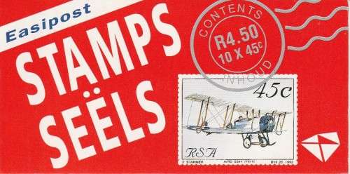 RSA 1993 REPRINT AVIATION BOOKLET PANE 9 STATION 1