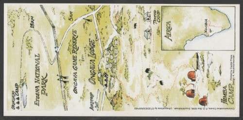 Aviation 1996 Namib Air flight cover #60 numbered and signed by first officer