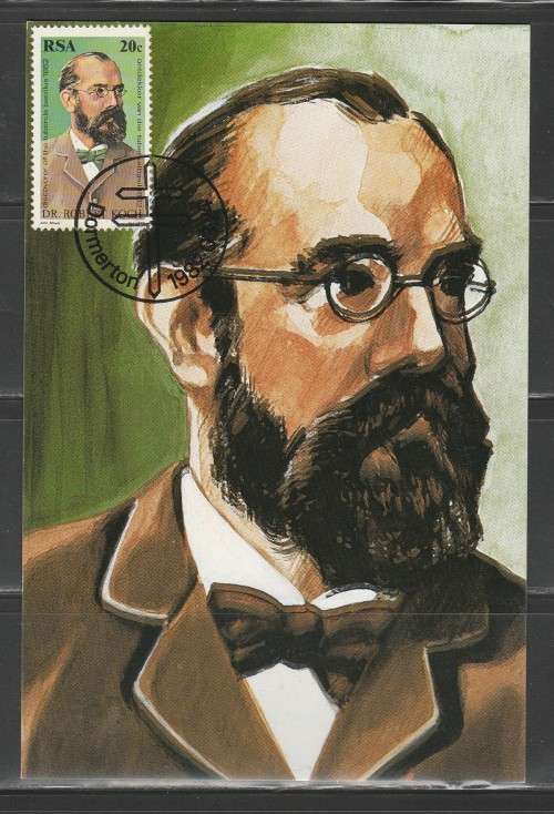 RSA 1982 DR ROBERT KOCH PRIVATE MAXI CARD BY JGTMP