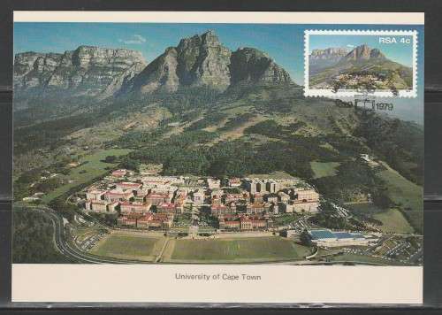 RSA 1979 UNIVERSITY CAPE TOWN PRIVATE MAXI CARD