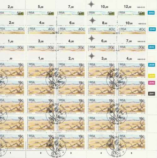 RSA 1989 GRAZING STRATEGY SET OF 4 CTO FULL SHEETS OF 25