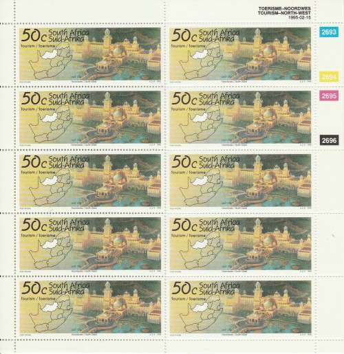 RSA 1995 TOURISM NORTH WEST MNH FULL SHEET OF 20
