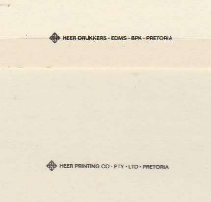 RSA 1974 2ND DEFINITIVE FIRST DAY FOLDER 2.1 WITH BOTH ENGLISH AND AFRIKAANS REAR