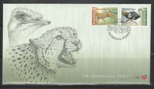 RSA 2007 7TH DEFINITIVE ADDITIONAL VALUES OFFICIAL FDC 7.126