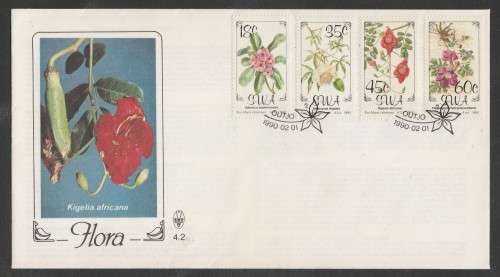 SWA 1990 FLORA OFFICIAL FDC 4.2