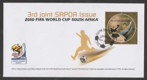 BOTSWANA 2010 FIFA WORLD CUP OFFICIAL FDC