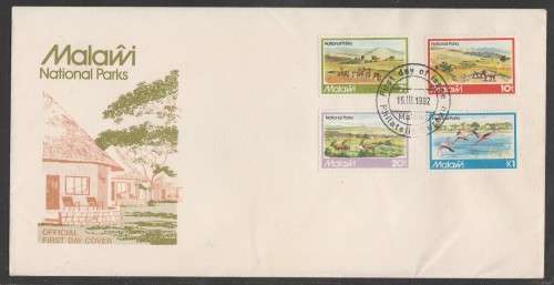 MALAWI 1982 NATIONAL PARKS OFFICIAL FDC