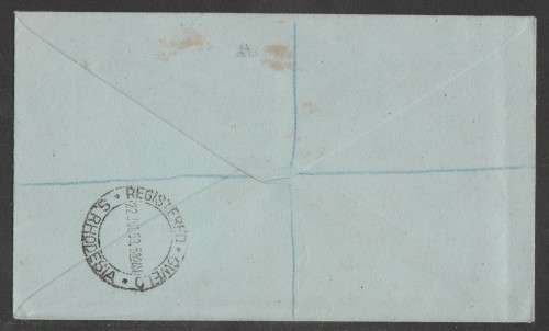 SOUTHERN RHODESIA 1953 ROYAL VISIT REG COM COVER WITH ROYAL TRAIN D/S