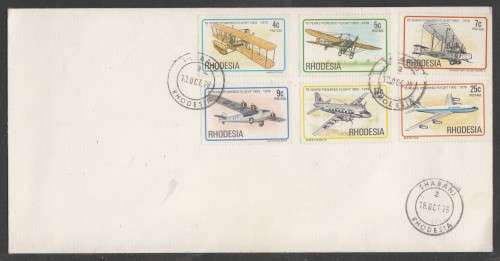 RHODESIA 1978 FLIGHT PRIVATE FDC SHABANI D/S 18/10/78
