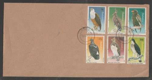 ZIMBABWE 1984 BIRDS PRIVATE FDC