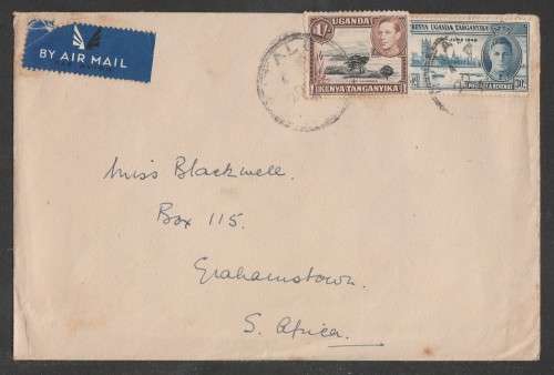 KENYA 1946 AIRMAIL COVER TO SA