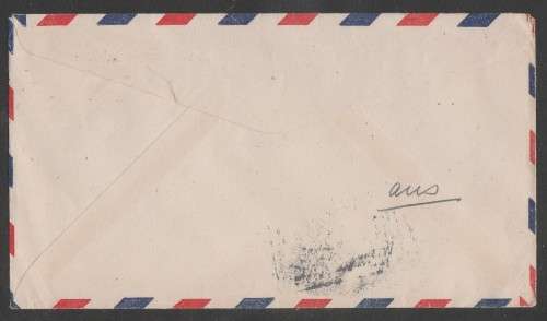 CENSOR MAIL - 1945 WWII COVER USA STAMP TO USA