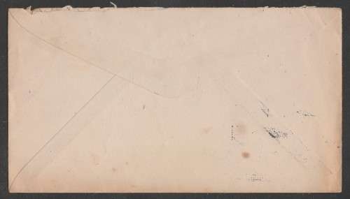 CENSOR MAIL - 1943 WWII COVER PREPAID POSTAGE US ARMY APO TO NEW YORK STATE USA