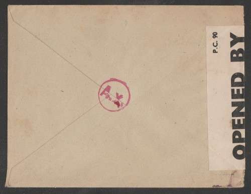 CENSOR MAIL - 1943 WWII COVER ALGERIAN STAMPS TO SWITZERLAND