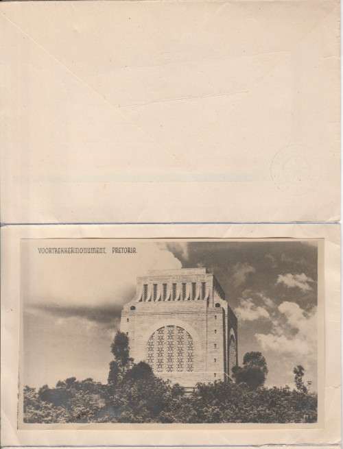 UNION SA 1949 VOORTREKKER FESTIVAL UNSERVICED ILLUSTRATED FOLDER WITH PHOTOS