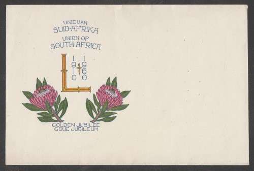 UNION SA 1960 GOLDEN JUBILEE UNION UNSERVICED COM COVER