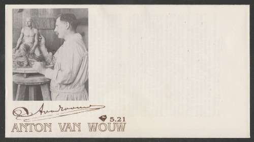 RSA 1992 ANTON VAN WOUW UNSERVICED FDC 5.21
