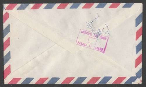 MILITARY COM COVER - 1976 21 SUB AREA 6/6/76 PASSED BY CENSOR AND SIGNED