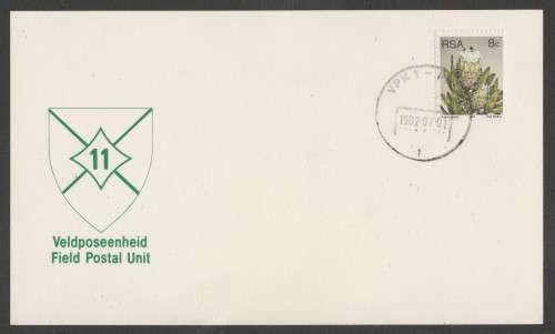 MILITARY COM CARD - 1982 FIELD POST OFFICE FPO1 1/7/82 COUNTER 1