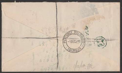 UNION SA 1949 INAUGURATION VOORTREKKER MONUMENT REGISTERED PRIVATE FDC