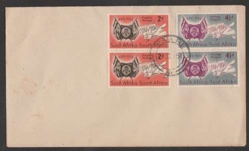 UNION SA 1954 CENTENARY OFS UNADDRESSED PRIVATE FDC