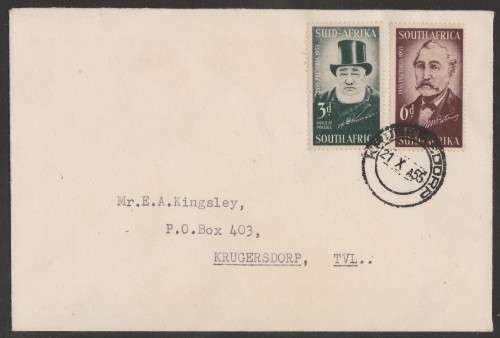 UNION SA 1955 CENTENARY PRETORIA PRIVATE FDC