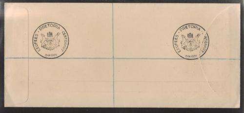 UNION SA 1955 CENTENARY PRETORIA SET OF 2 ON REG PRIVATE FDC WITH EEUFEES 21/10/55 D/S