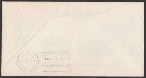 SA AIRWAYS (SAA) FLIGHT COVER # 34 - 1980 FIRST FLIGHT FRANKFURT - CT - NO FRONT D/S YET FLOWN