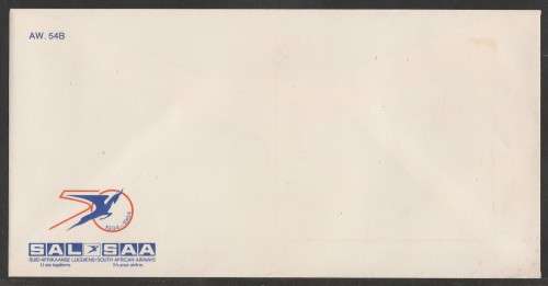 SA AIRWAYS (SAA) STATIONERY - UNUSED ENVELOPE AW54B