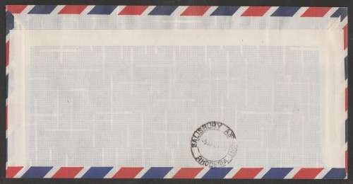 AVIATION 1976 KEMPAIR FLIGHT COVER  #34 - SAA 1ST SCHEDULED SERVICE BOEING 707 TO SALISBURY