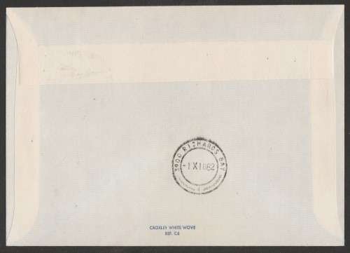 AVIATION 1982 KEMPAIR FLIGHT COVER  #1.26 - FIRST SAA FLIGHT HS748 JAN SMUTS - RICHARDS BAY