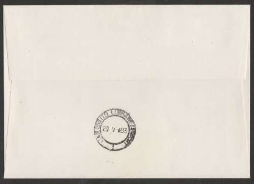 AVIATION 1983 KEMPAIR FLIGHT COVER  #1.43 - SAA FIRST NON STOP TRIAL FLIGHT LDN - JHB BOEING 747-300
