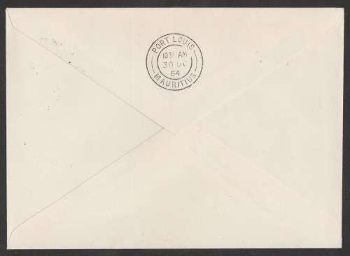 AVIATION 1984 KEMPAIR FLIGHT COVER  #1.66 - DELIVERY FLIGHT BOEING 747SP JHB - DBN - MAURITIUS