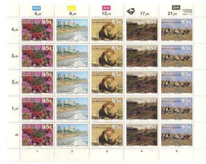 RSA 1993 TOURISM MINT FULL SHEET