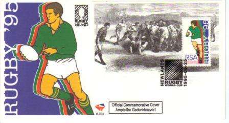 RSA 1995 RUGBY M/S FDC 6.14a