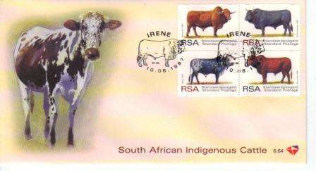 RSA 1997 SA INDIGENOUS CATTLE FDC #6.64