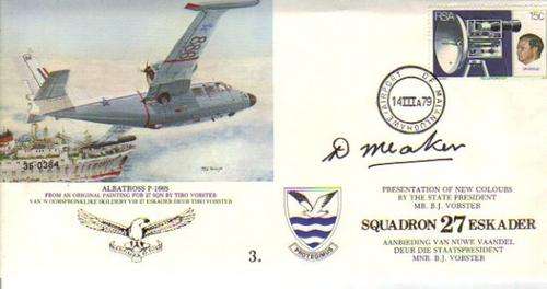 SA AIR FORCE (SAAF) COVER #3 SIGNED