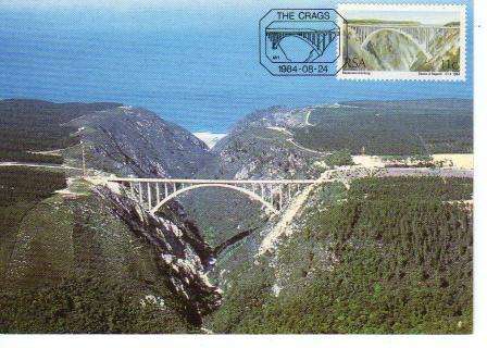 RSA 1984 BRIDGES SET OF 4 MAXIMUM CARDS