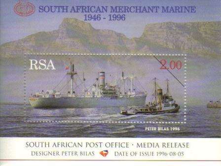 RSA 1996 SA MERCHANT MARINE MNH MEDIA RELEASE
