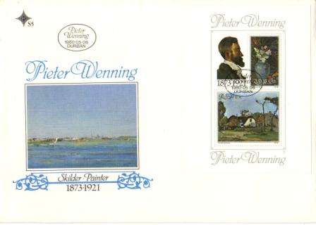 RSA 1980 PIETER WENNING OFFICIAL FDC S5
