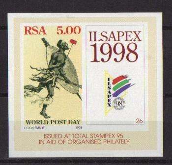 RSA 1995 ILSAPEX 98 MNH MINIATURE SHEET